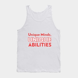 Unique Abilities (autism awareness) Tank Top